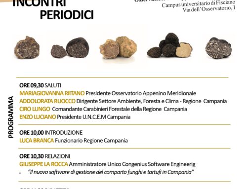 Convegno “La Campania e il tartufo”, incontri periodici, 20 febbraio 2024